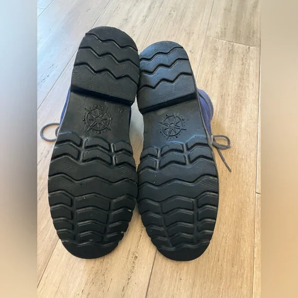 Bussola blue suede tie women’s ankle boots. Size 41 - Picture 5 of 7